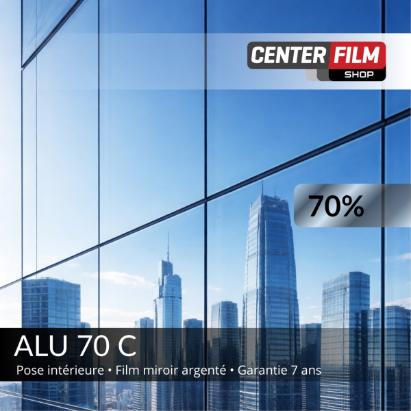 ALU 70 C - Film miroir sans tain pour batiment