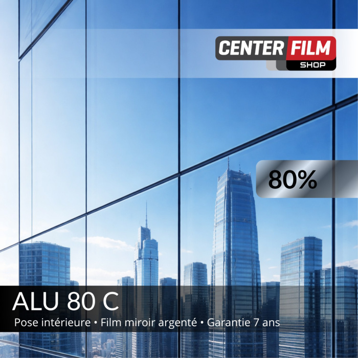 ALU 80 C - Film miroir sans tain pour batiment