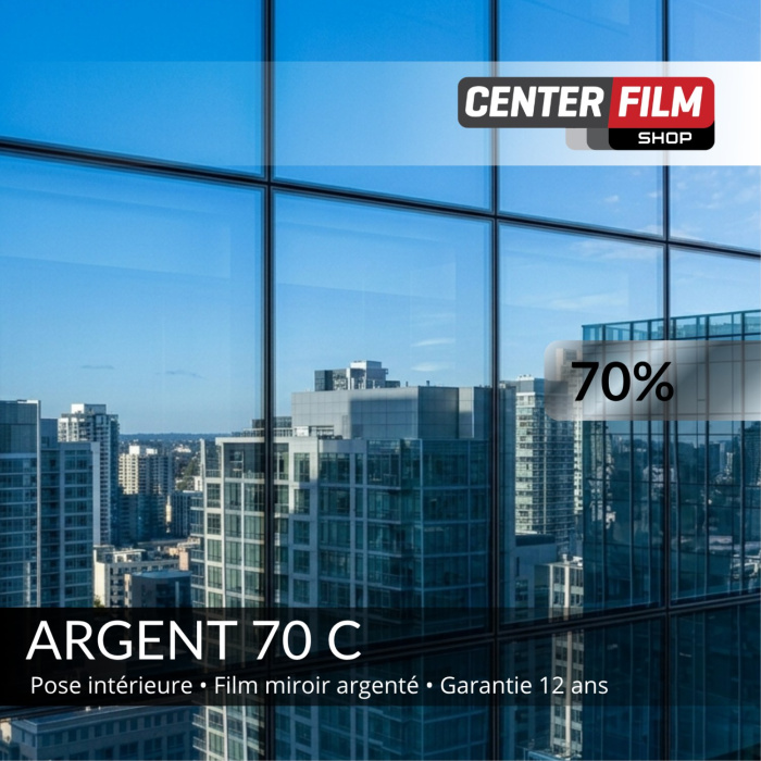 ARGENT 70 C - Film miroir sans tain pour batiment