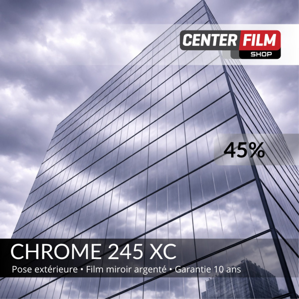 CHROME 245 XC - Film miroir sans tain pour batiment