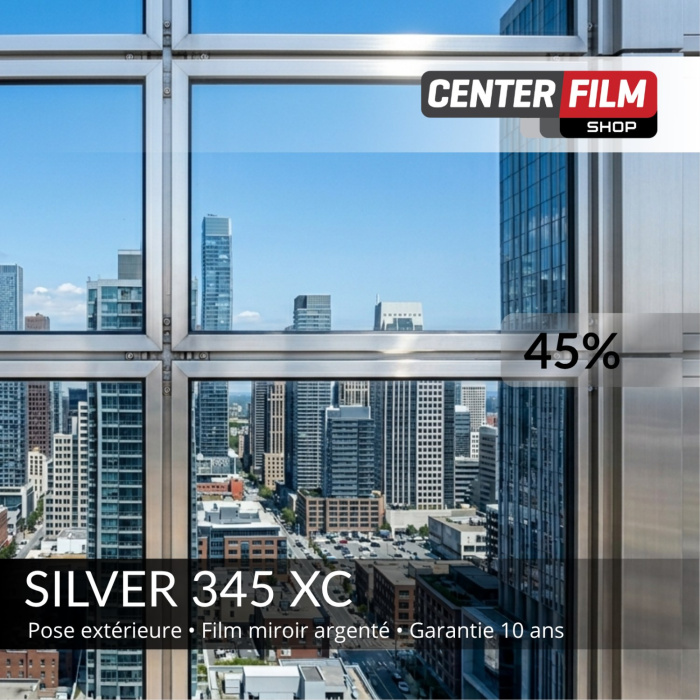 SILVER 345 XC - Film miroir sans tain pour batiment