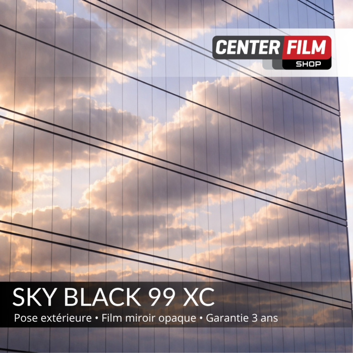 SKY BLACK 99 XC - Film miroir opaque pour batiment