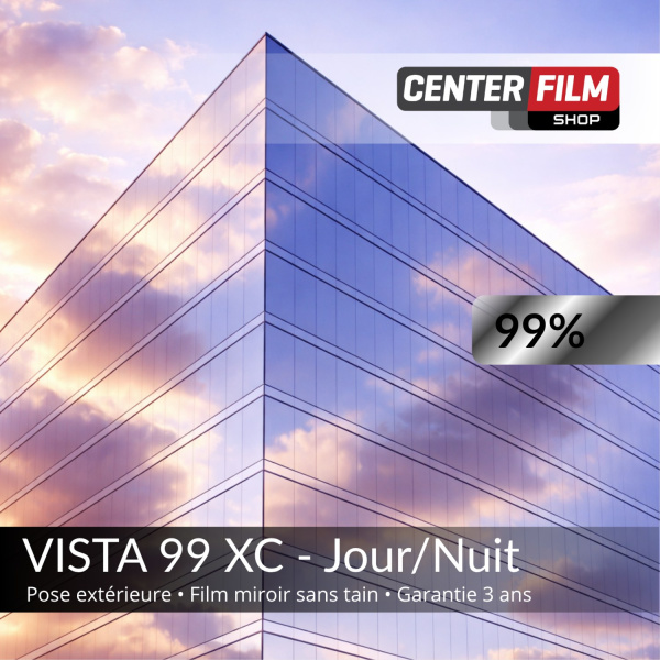 VISTA 99 XC - Discretion Jour/Nuit - Film miroir unidirectionnel pour batiment