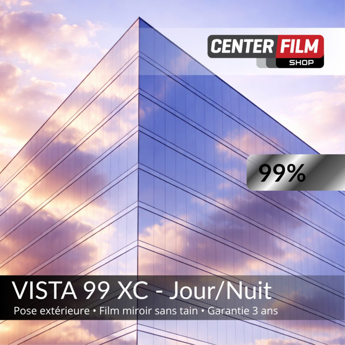 VISTA 99 XC - Discretion Jour/Nuit - Film miroir unidirectionnel pour batiment