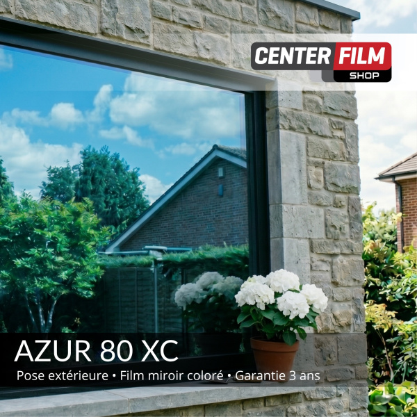 AZUR 80 XC - Film miroir coloré pour batiment