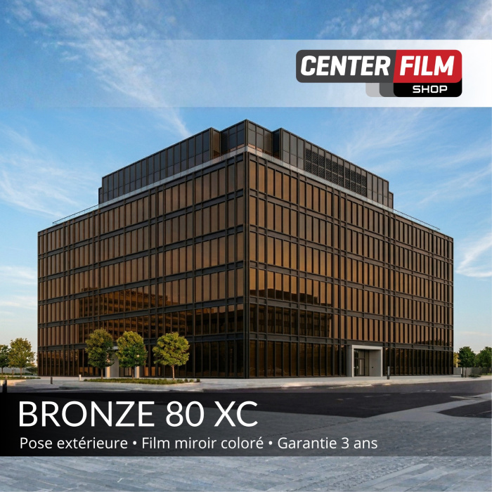 BRONZE 80 XC - Film miroir coloré pour batiment