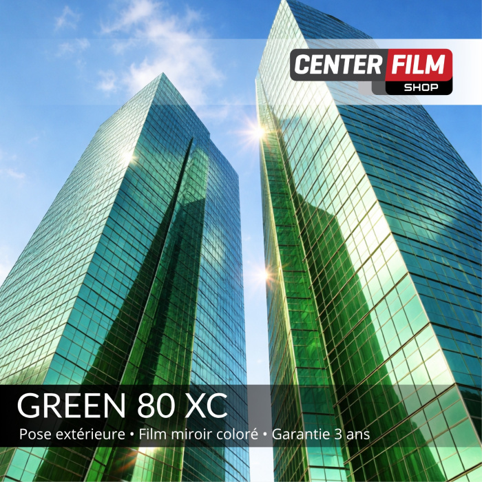 GREEN 80 XC - Film miroir coloré pour batiment