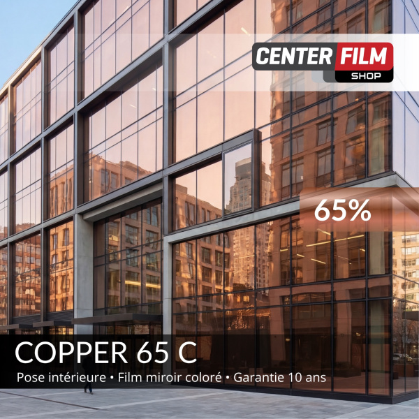 COPPER 65 C - Film miroir coloré pour batiment
