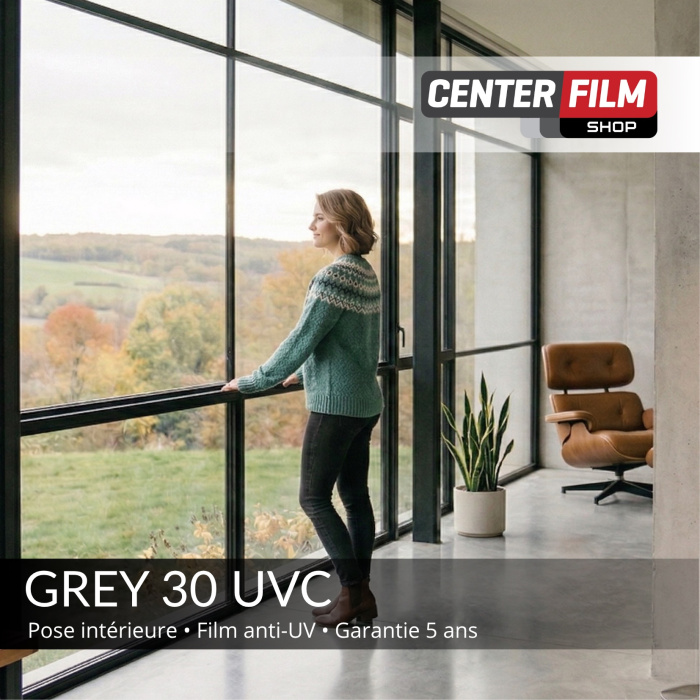 GREY 30 UVC - Film anti-uv pour batiment | Center Film