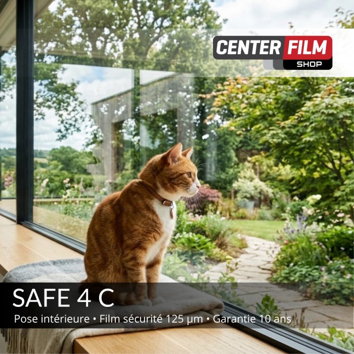 SAFE 4 C - Film sécurité 125 μm pour batiment