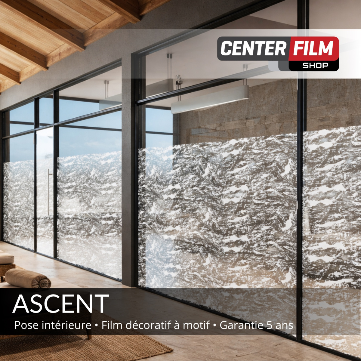 ASCENT - Film décoratif à motif uni pour batiment | Center Film