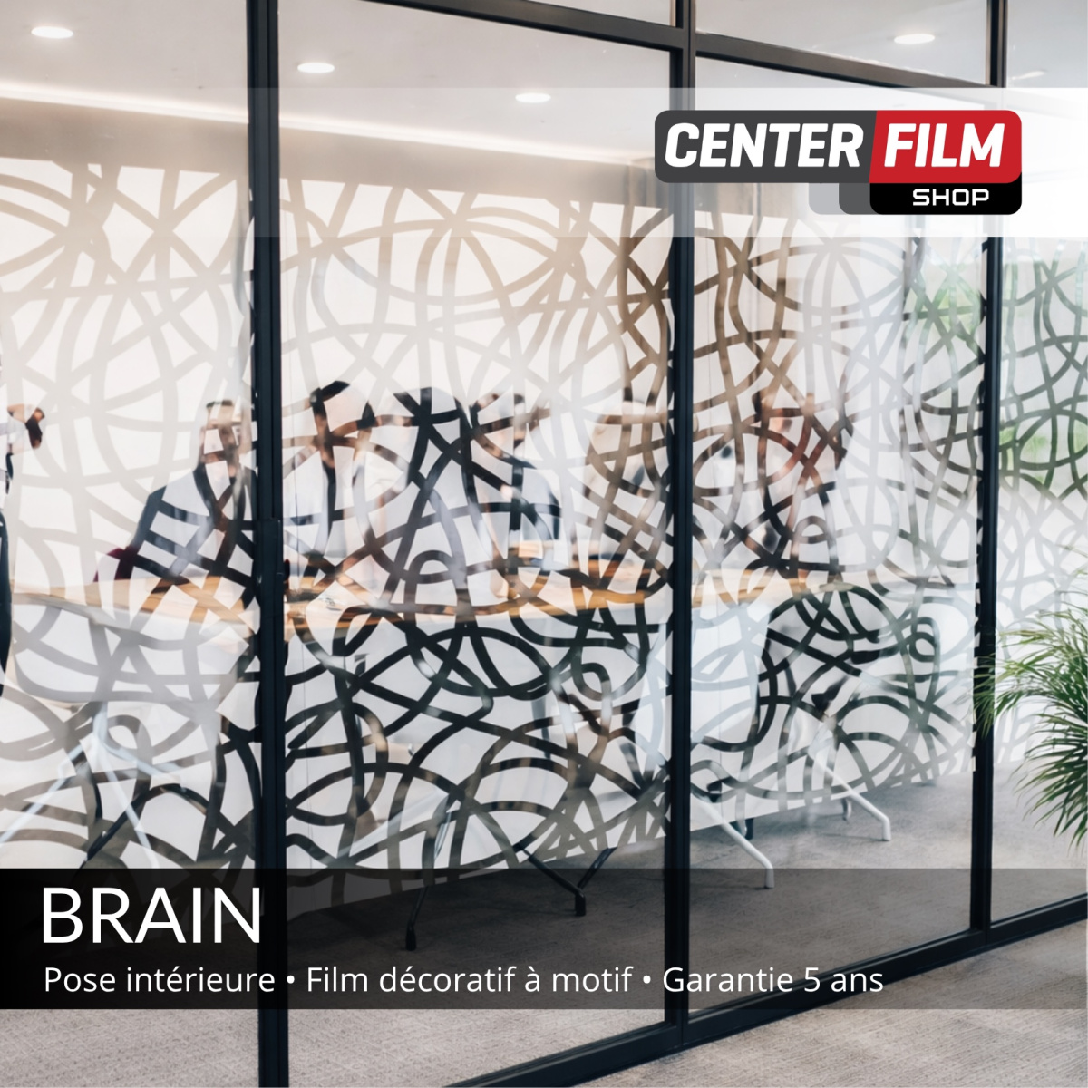 BRAIN - Film décoratif à motif uni pour batiment | Center Film