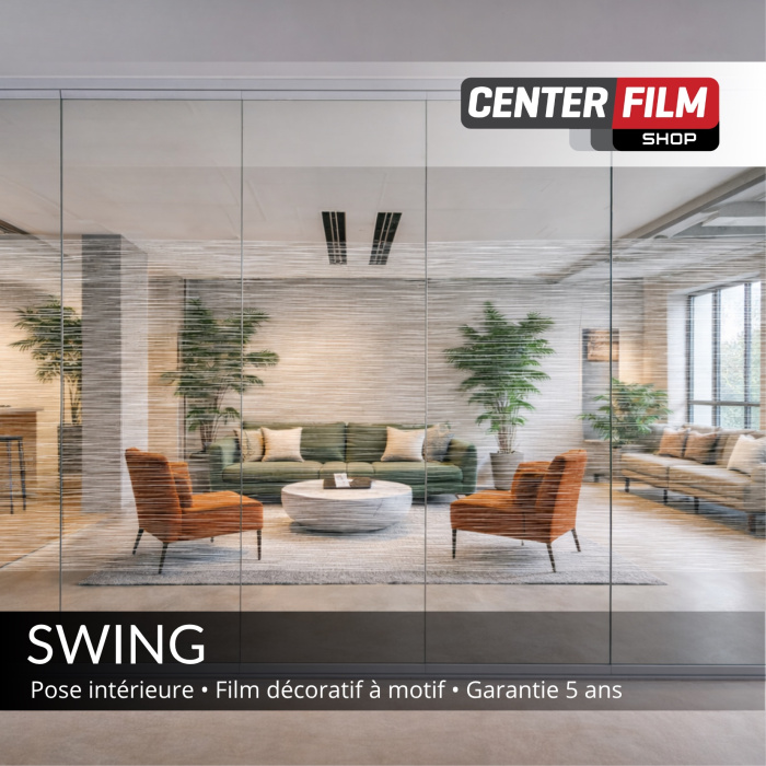 SWING - Film décoratif à motif uni pour batiment | Center Film