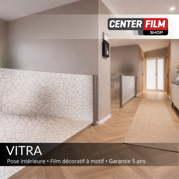 VITRA - Film décoratif à motif uni pour batiment | Center Film
