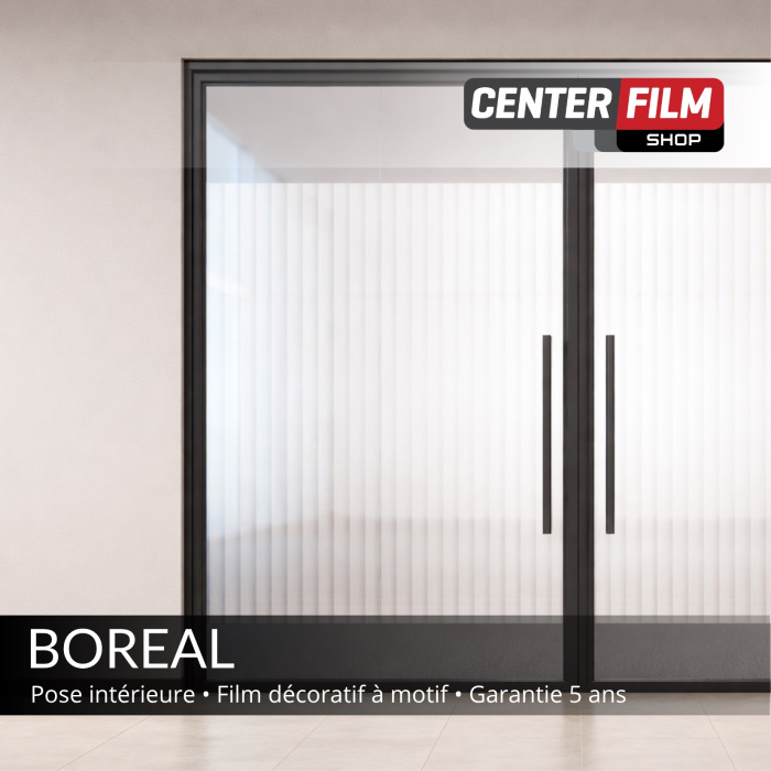 BOREAL - Film décoratif à motif ligne pour batiment | Center Film