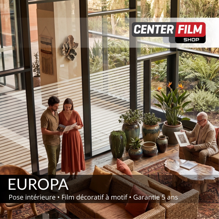 EUROPA - Film décoratif à motif ligne pour batiment | Center Film