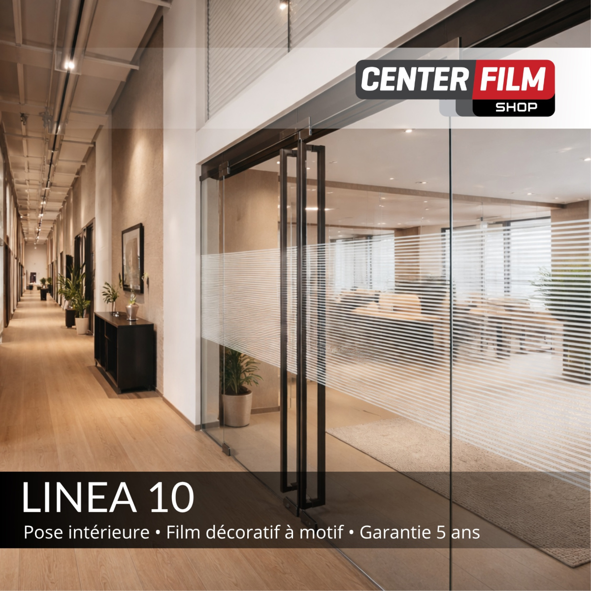 LINEA 10 - Film décoratif à motif ligne pour… | Center Film