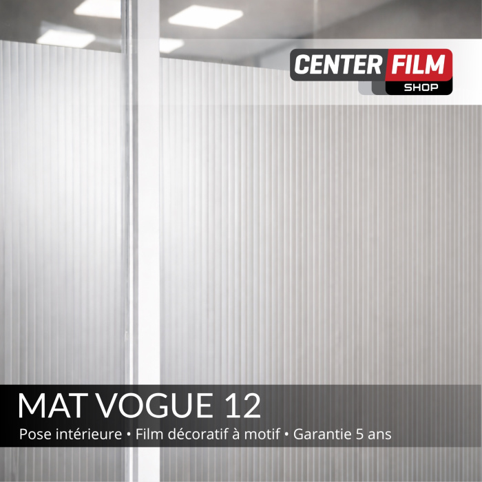 MAT VOGUE 12 - Film décoratif à motif ligne pour… | Center Film