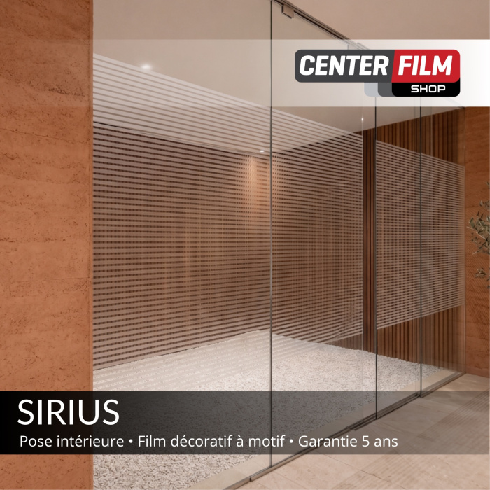 SIRIUS - Film décoratif à motif ligne pour batiment | Center Film
