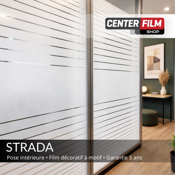 STRADA - Film décoratif à motif ligne pour batiment | Center Film