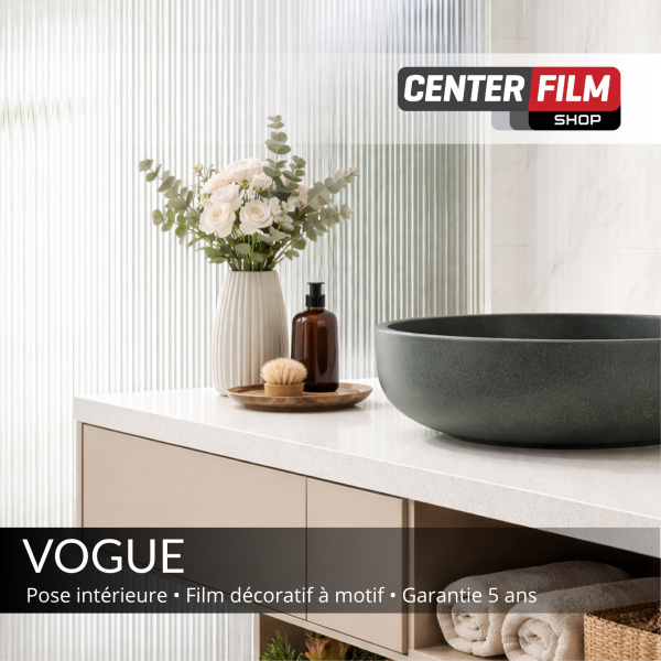 VOGUE - Film décoratif à motif ligne pour batiment | Center Film