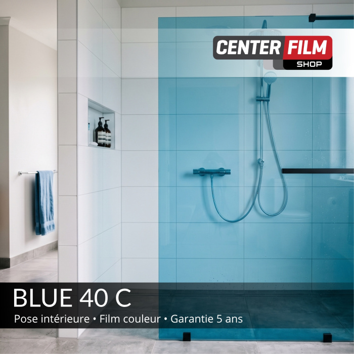 BLUE 40 C - Film couleur transparent pour batiment | Center Film