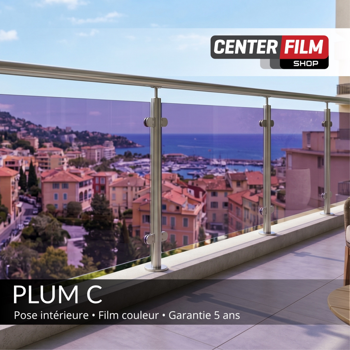 PLUM C - Film couleur transparent pour batiment | Center Film