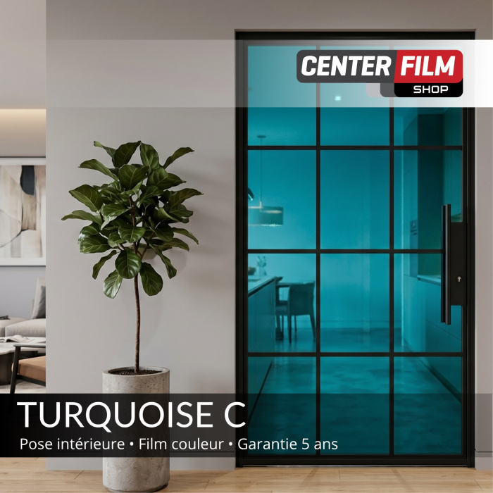 TURQUOISE C - Film couleur transparent pour… | Center Film