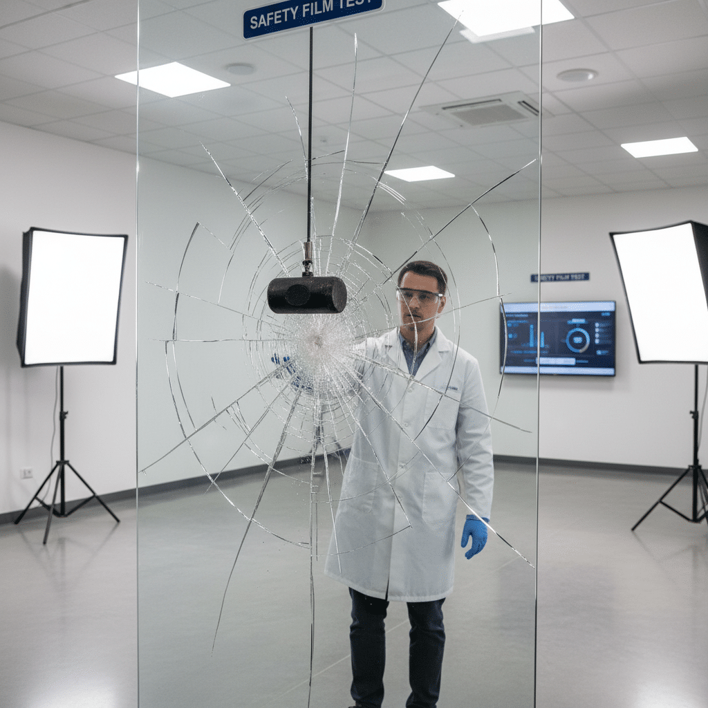 Film de securite anti-effraction pour fenetre